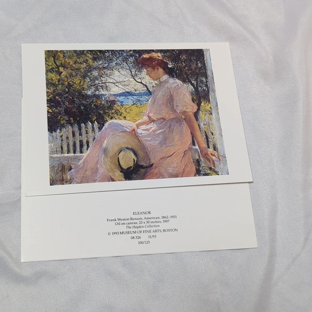 Vtg 93 Redheads Museum Of Fine Arts Boston Blank Note Cards USED 23 CARDS LEFT